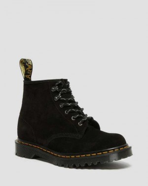 Black Dr. Martens 101 Ben Suede Ankle Boots | GEJSN0974