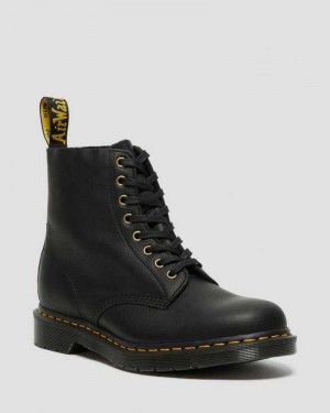 Black Dr. Martens 1460 Pascal Ambassador Leather Lace Up Boots | CMYHL4572