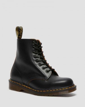 Black Dr. Martens 1460 Vintage Lace Up Boots | BKZSC6124