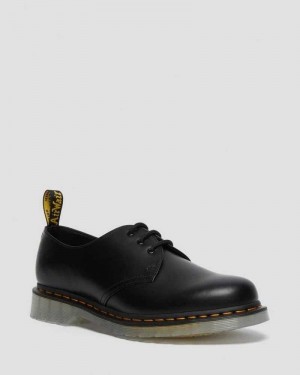 Black Dr. Martens 1461 Iced Smooth Leather Oxford Shoes | HOKSL9384