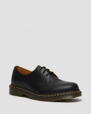 Black Dr. Martens 1461 Smooth Leather Oxford Shoes | BAZTI9012