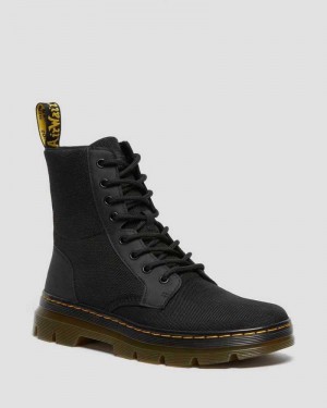 Black Dr. Martens Combs Poly Casual Boots | ZCDVG5713