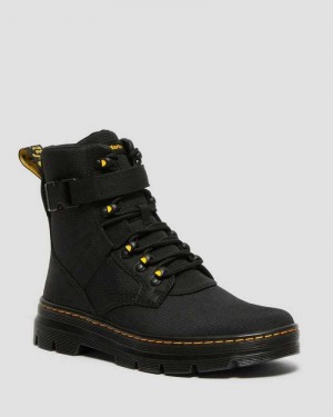 Black Dr. Martens Combs Tech II Poly Casual Boots | PBRCQ7103