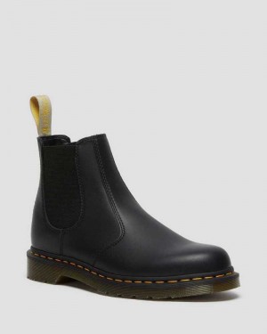 Black Dr. Martens Vegan 2976 Felix Chelsea Boots | BUJIC2903