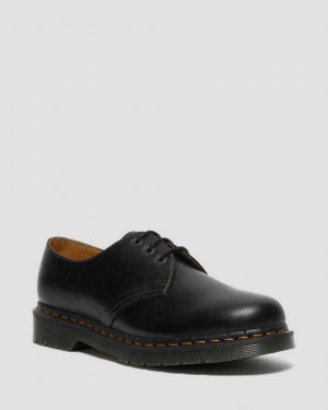 Black / Brown Dr. Martens 1461 Abruzzo Leather Oxford Shoes | WRIGK5672