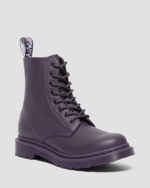 Blackcurrant Virginia Dr. Martens 1460 Pascal Mono Lace Up Boots | EXYVO8602