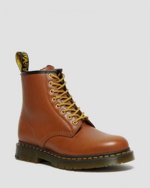 Brown Dr. Martens 1460 DM's Wintergrip Leather Lace Up Boots | XKRMD9546