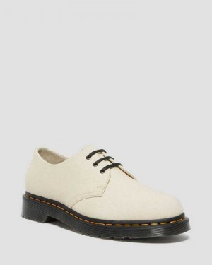 Brown Dr. Martens 1461 Canvas Oxford Shoes | HOTGE8513