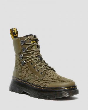 Olive Skin Color Dr. Martens Tarik Toe Guard Utility Boots | SQKYJ3586