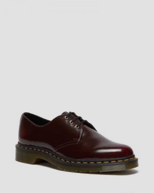 Pink Red Dr. Martens Vegan 1461 Oxford Shoes | JRODY8520