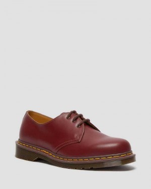 Red Dr. Martens 1461 Vintage Oxford Shoes | DHFZR8049