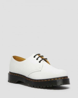 White Dr. Martens 1461 Bex Smooth Leather Oxford Shoes | FJWPV4201