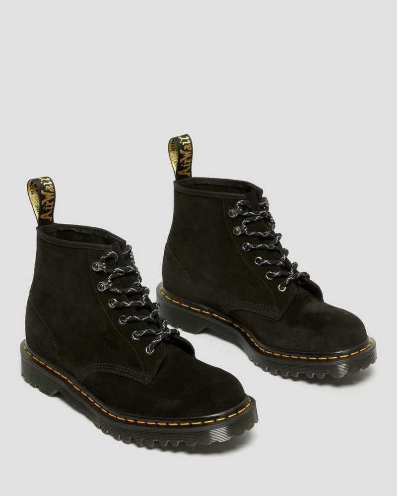 Black Dr. Martens 101 Ben Suede Ankle Boots | GEJSN0974