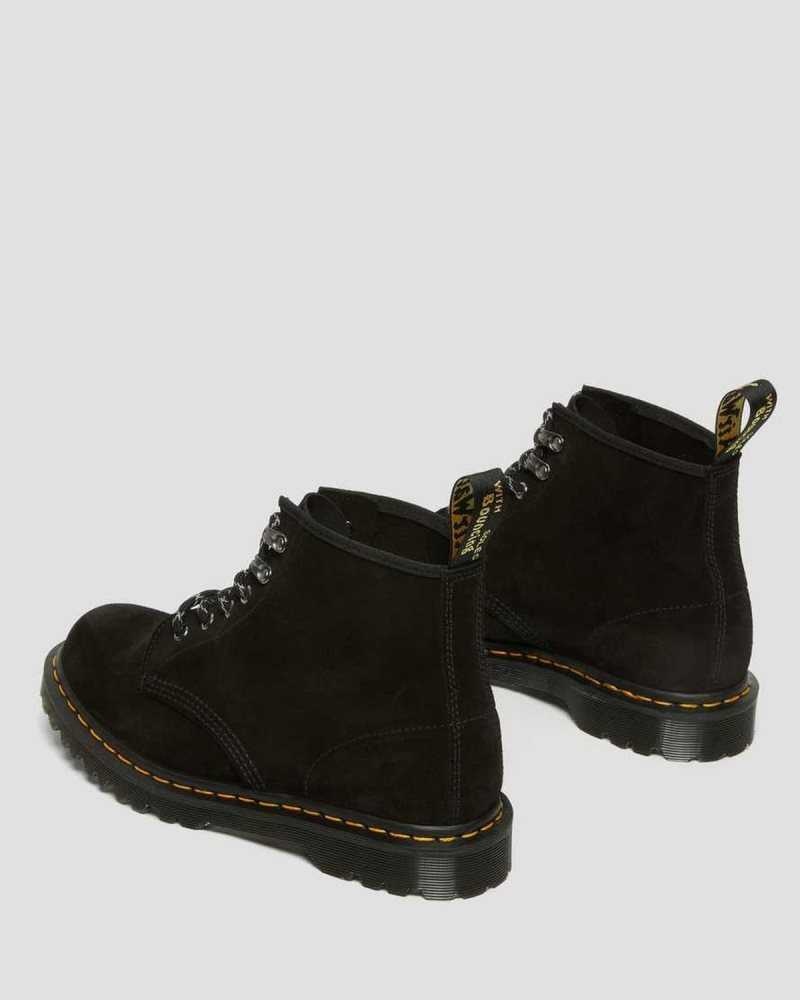 Black Dr. Martens 101 Ben Suede Ankle Boots | GEJSN0974