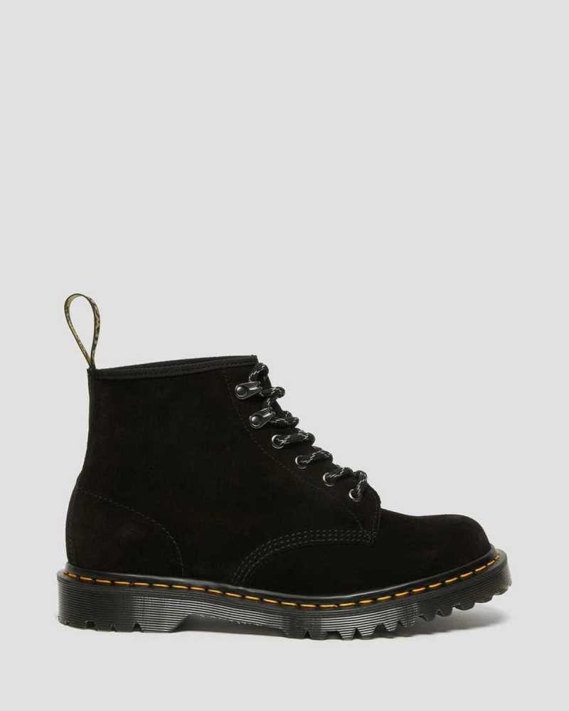 Black Dr. Martens 101 Ben Suede Ankle Boots | GEJSN0974