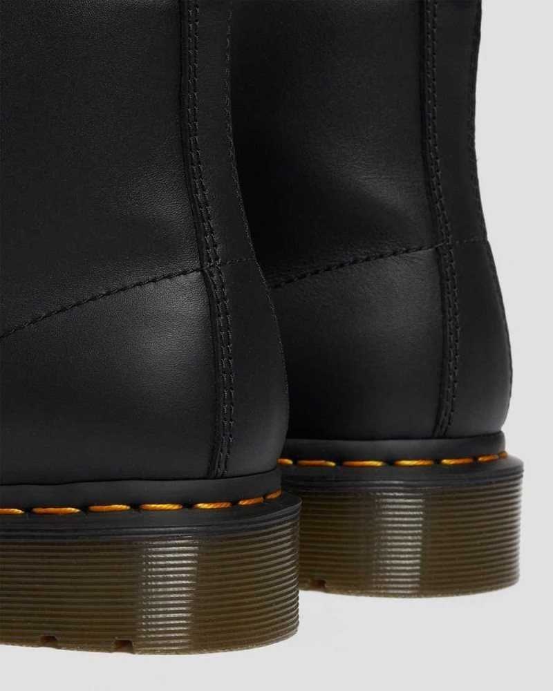 Black Dr. Martens 101 Leather Ankle Boots | VQRUI4910