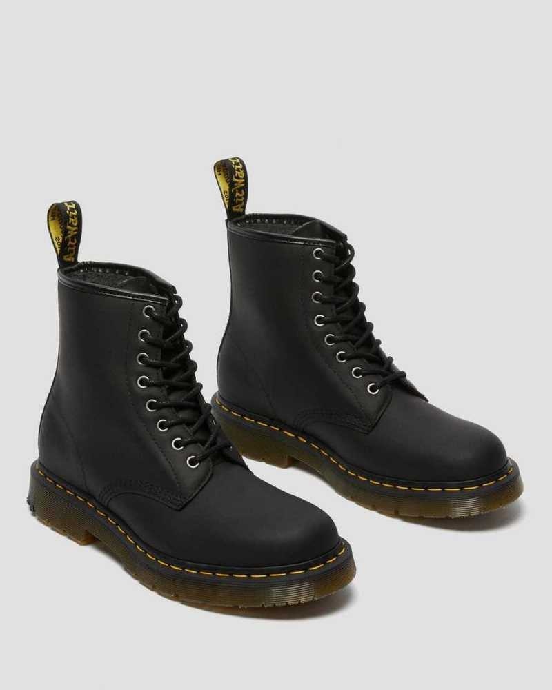 Black Dr. Martens 1460 DM's Wintergrip Lace Up Boots | SHBXG9107