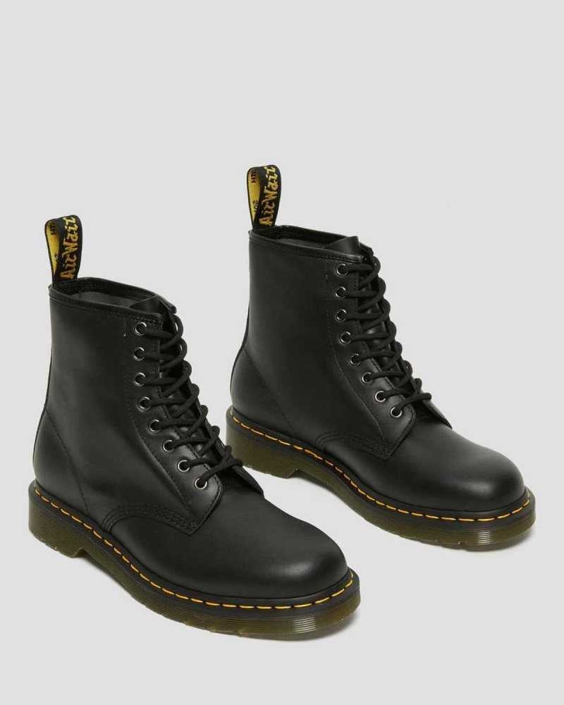 Black Dr. Martens 1460 Nappa Leather Lace Up Boots | VNTFC5320