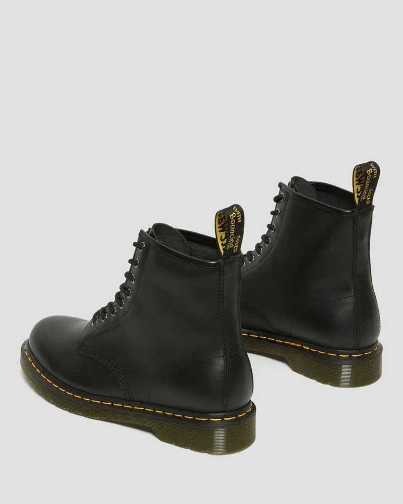 Black Dr. Martens 1460 Nappa Leather Lace Up Boots | VNTFC5320