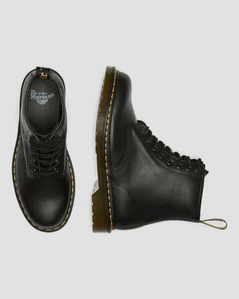 Black Dr. Martens 1460 Nappa Leather Lace Up Boots | VNTFC5320