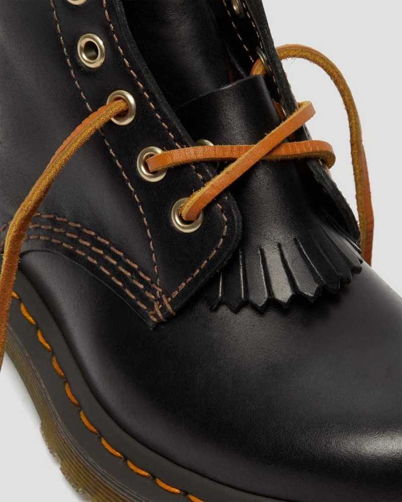 Black Dr. Martens 1460 Pascal Abruzzo Leather Boots | HCMXB2149