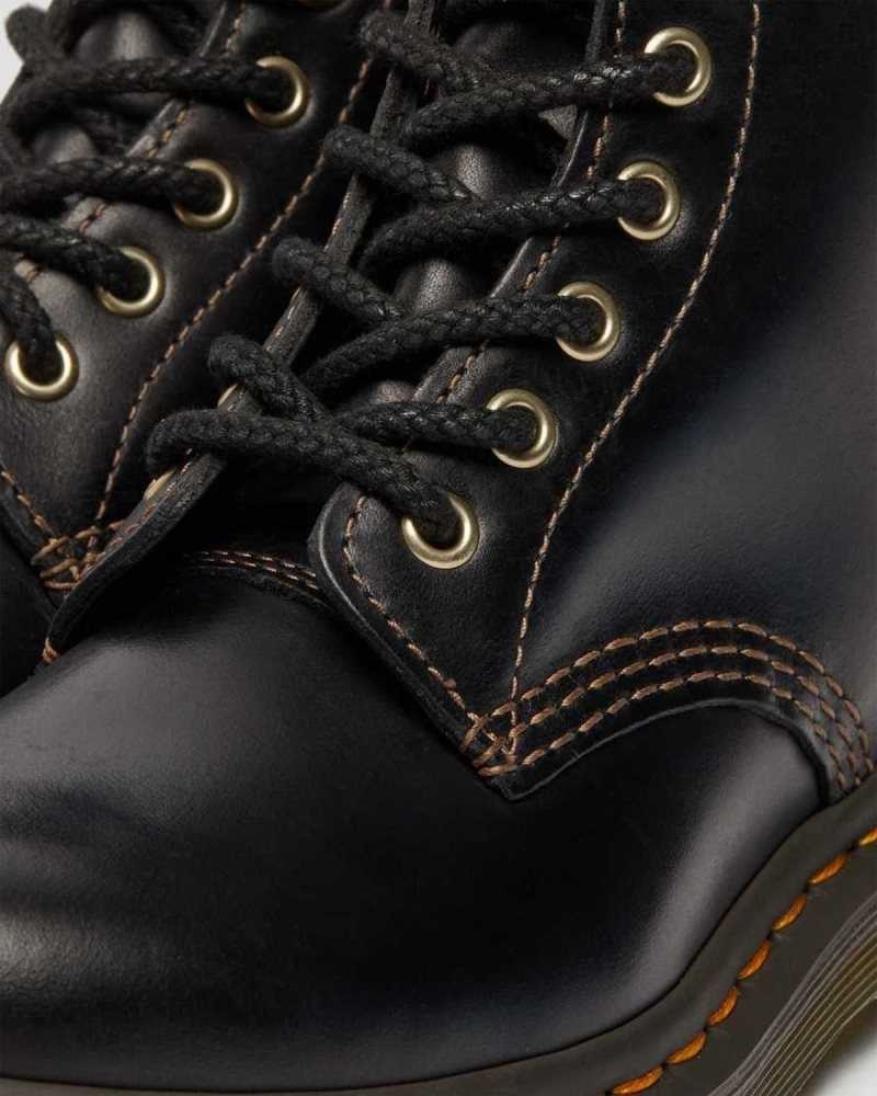 Black Dr. Martens 1460 Pascal Abruzzo Leather Boots | HCMXB2149