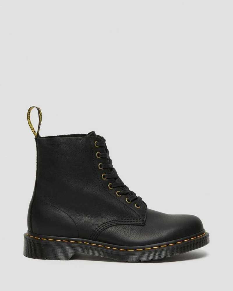 Black Dr. Martens 1460 Pascal Ambassador Leather Lace Up Boots | CMYHL4572