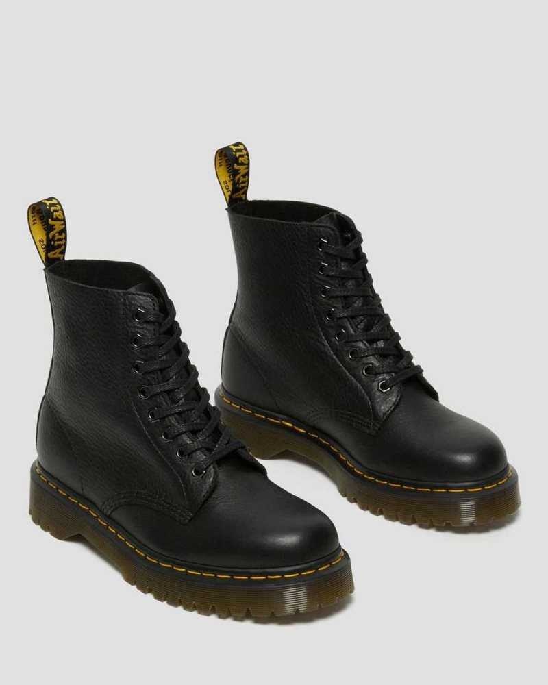 Black Dr. Martens 1460 Pascal Bex Leather Lace Up Boots | VMXTA5269