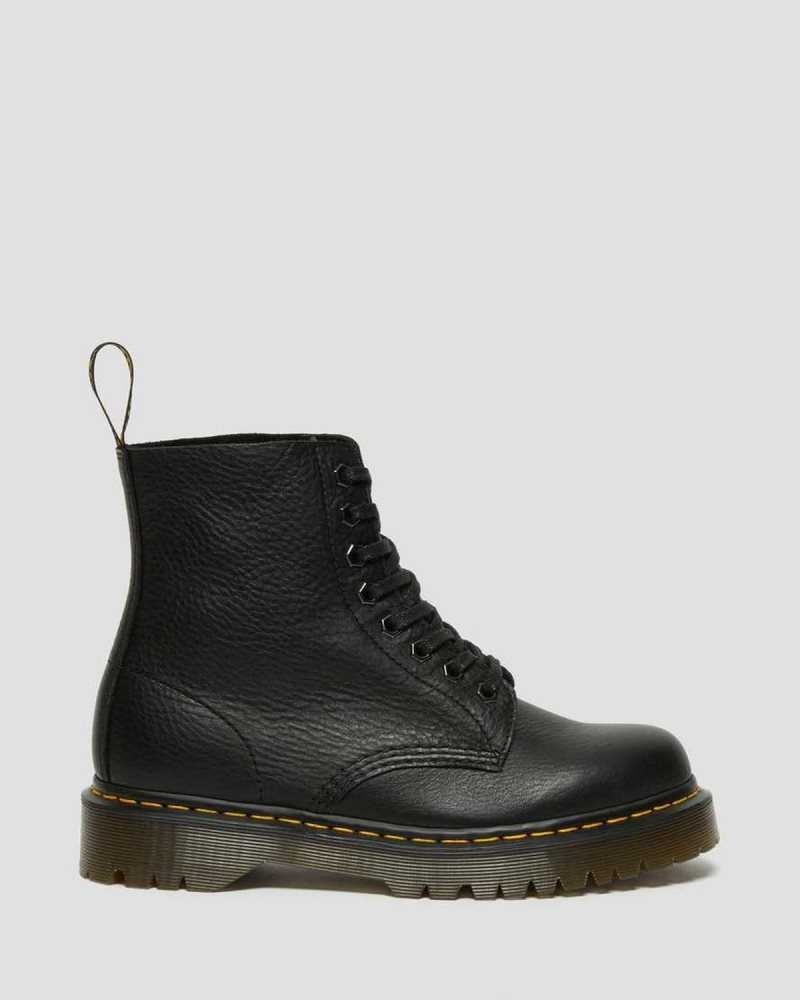 Black Dr. Martens 1460 Pascal Bex Leather Lace Up Boots | VMXTA5269