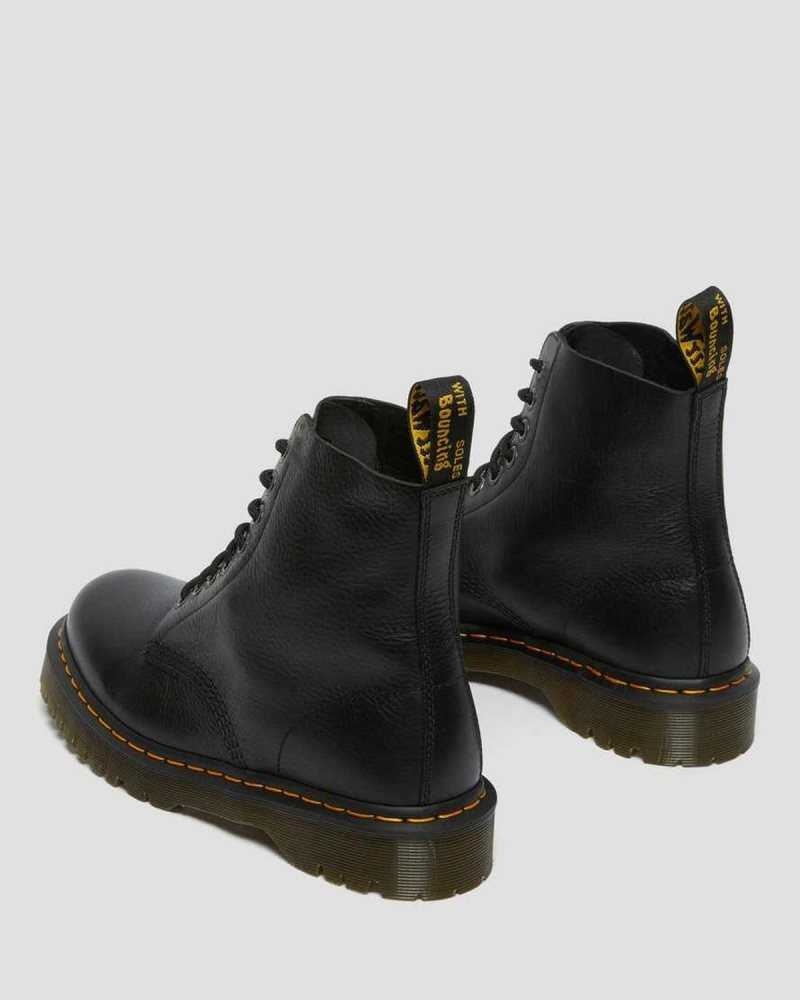 Black Dr. Martens 1460 Pascal Bex Pisa Leather Lace Up Boots | BRGCQ1265