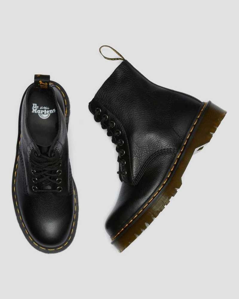 Black Dr. Martens 1460 Pascal Bex Pisa Leather Lace Up Boots | BRGCQ1265