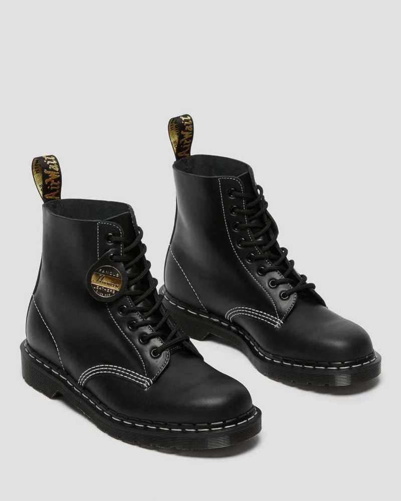 Black Dr. Martens 1460 Pascal Cavalier Leather Lace Up Boots | FNBVM1528