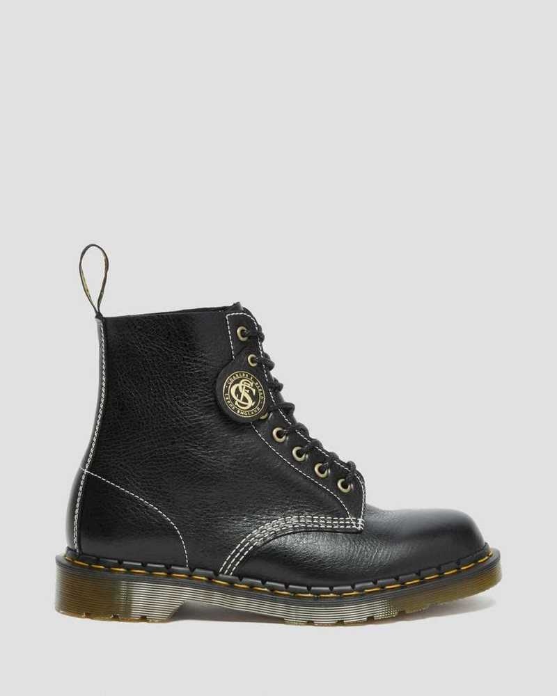 Black Dr. Martens 1460 Pascal Classic Leather Lace Up Boots | CWKMB1495