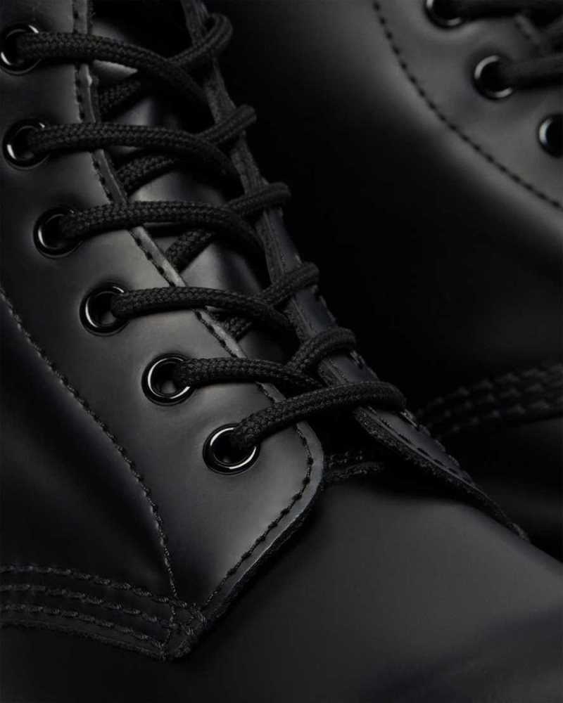 Black Dr. Martens 1460 Smooth Leather Lace Up Boots | XUOFN5486