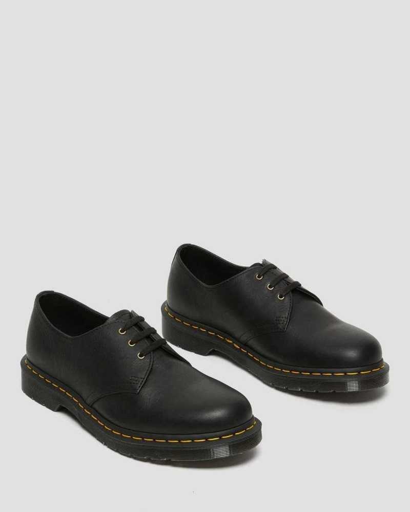 Black Dr. Martens 1461 Ambassador Leather Oxford Shoes | CJFAX2091