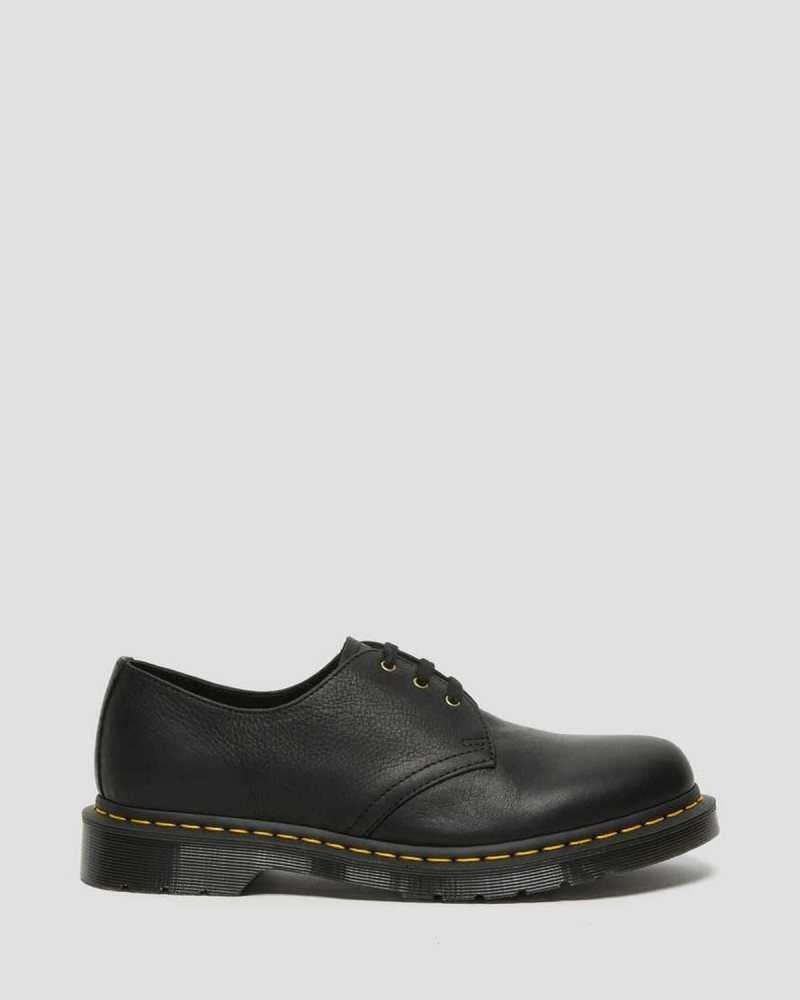 Black Dr. Martens 1461 Ambassador Leather Oxford Shoes | CJFAX2091