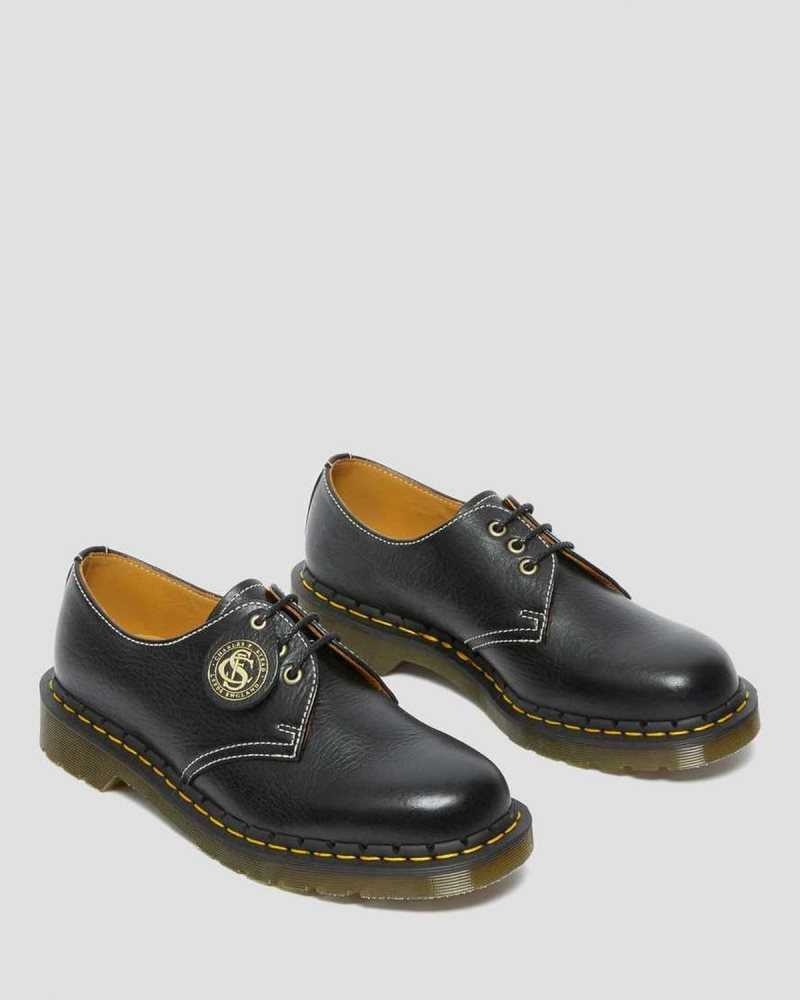 Black Dr. Martens 1461 Classic Leather Oxford Shoes | DTROI0823