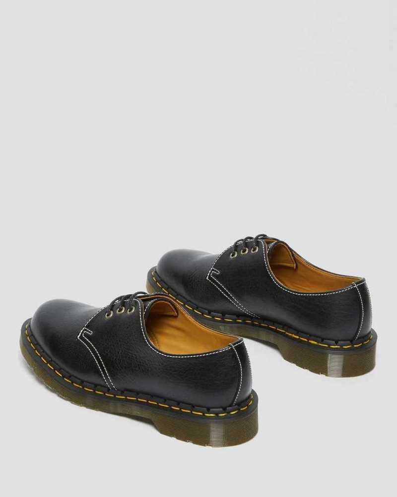 Black Dr. Martens 1461 Classic Leather Oxford Shoes | DTROI0823