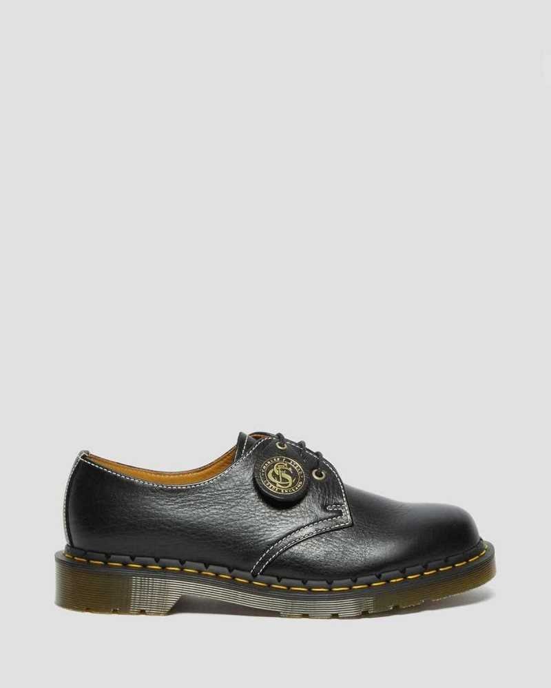 Black Dr. Martens 1461 Classic Leather Oxford Shoes | DTROI0823