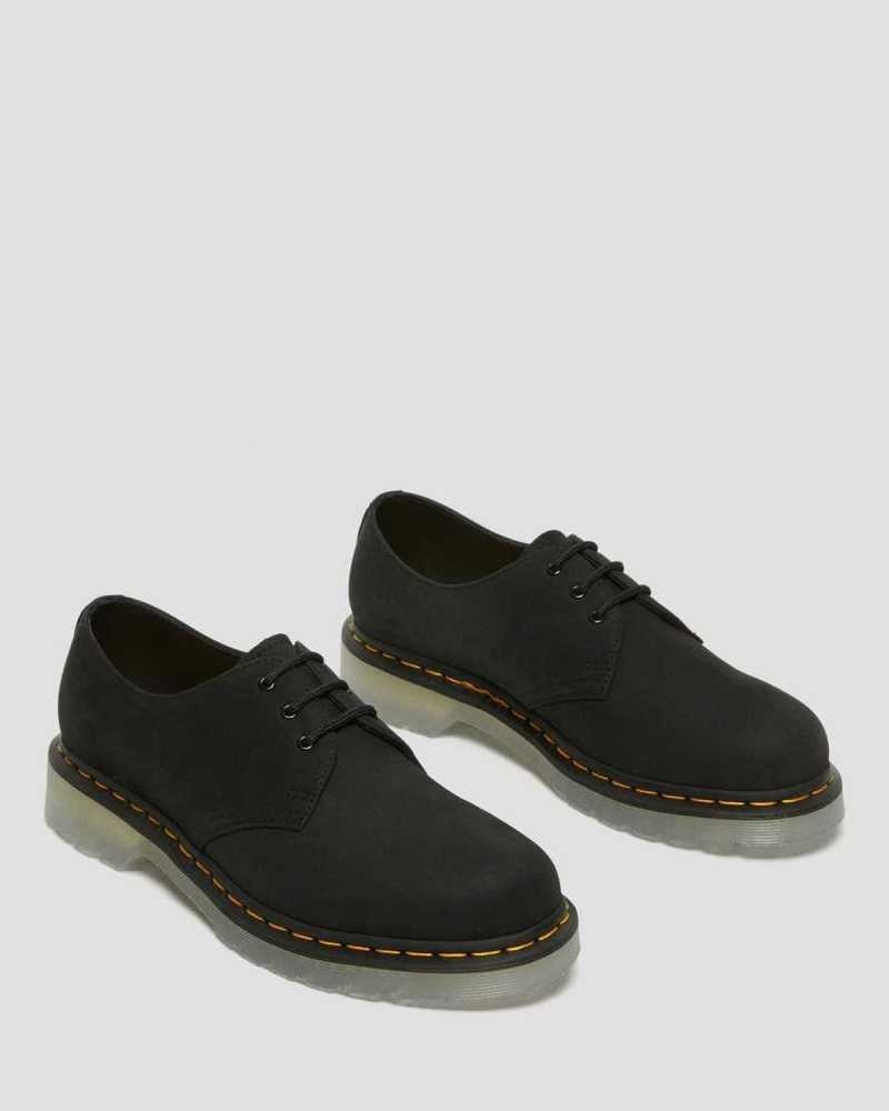 Black Dr. Martens 1461 Iced II Buttersoft Leather Oxford Shoes | RSXVJ5794