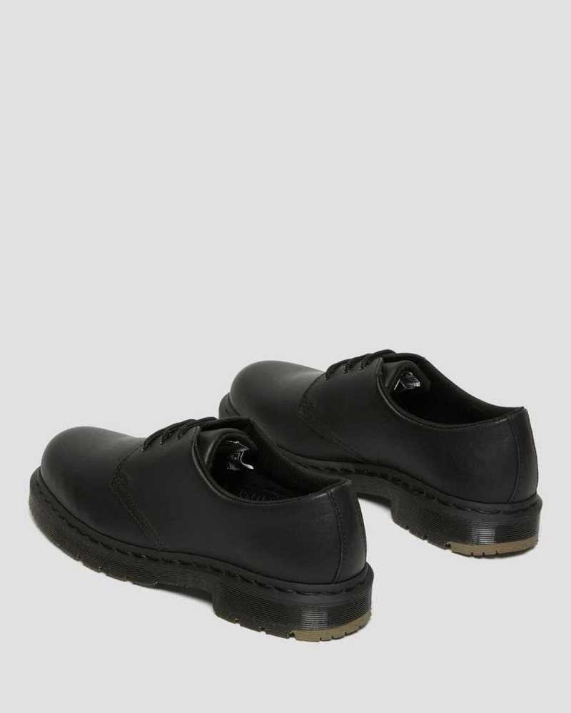 Black Dr. Martens 1461 Mono Slip Resistant Oxford Shoes | FDOZU8632