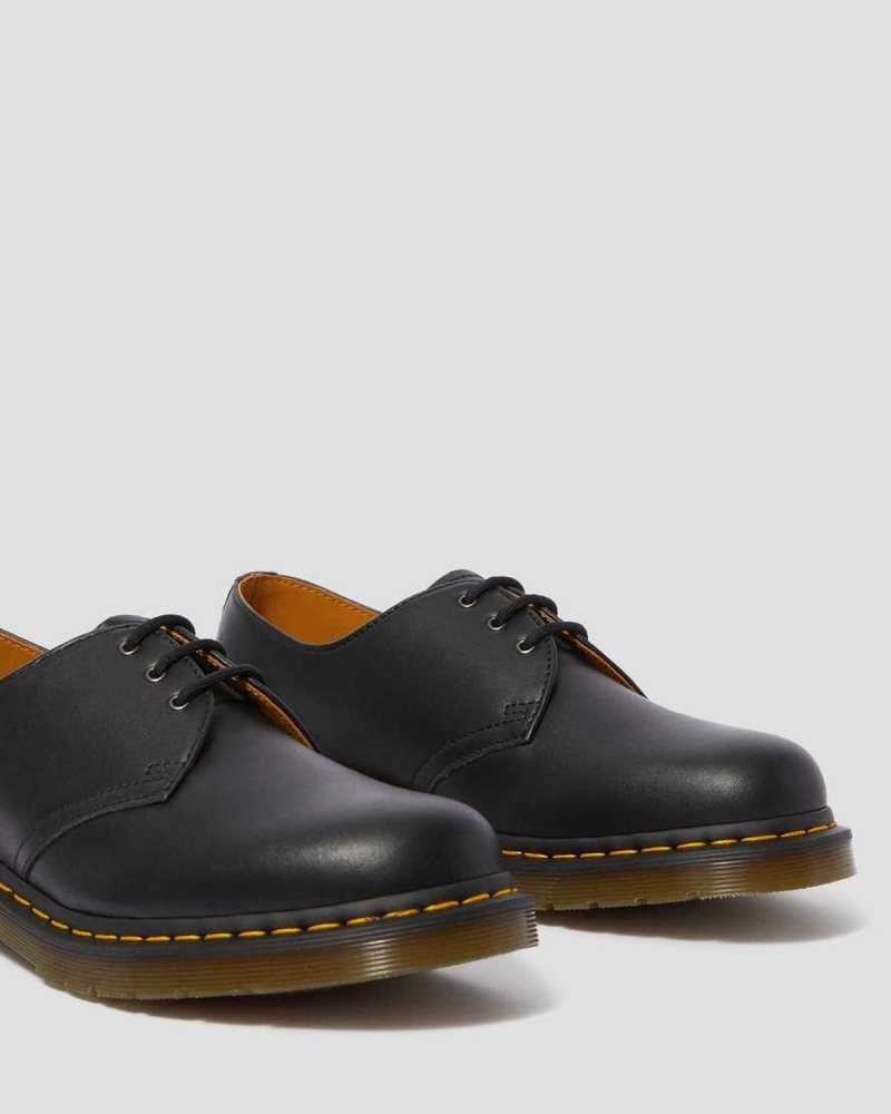 Black Dr. Martens 1461 Nappa Leather Oxford Shoes | FJXNY1089