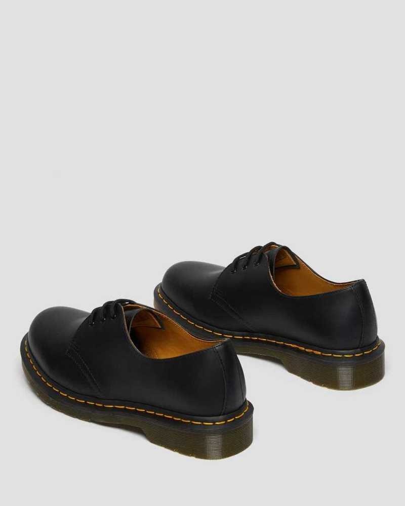 Black Dr. Martens 1461 Smooth Leather Oxford Shoes | EVPSK5610