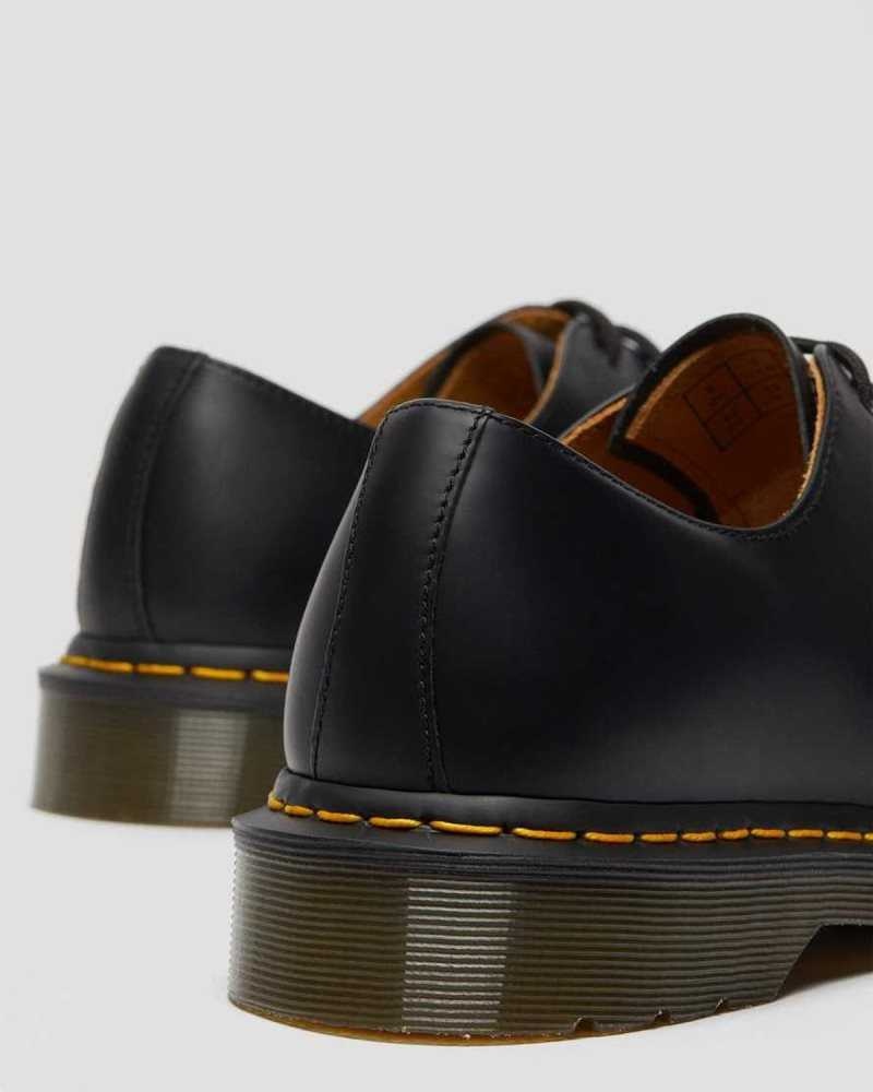 Black Dr. Martens 1461 Smooth Leather Oxford Shoes | EVPSK5610