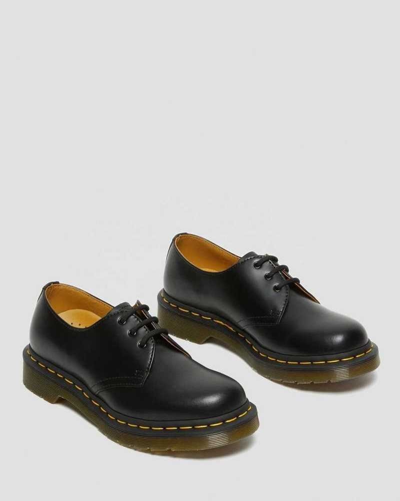 Black Dr. Martens 1461 Smooth Leather Oxford Shoes | EACBN4815