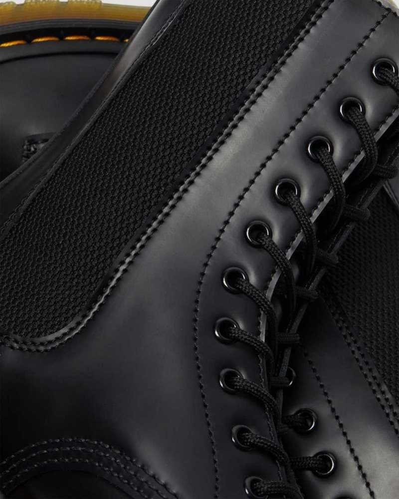 Black Dr. Martens 1490 Harper Leather Lace Up Boots | TLZCJ7650