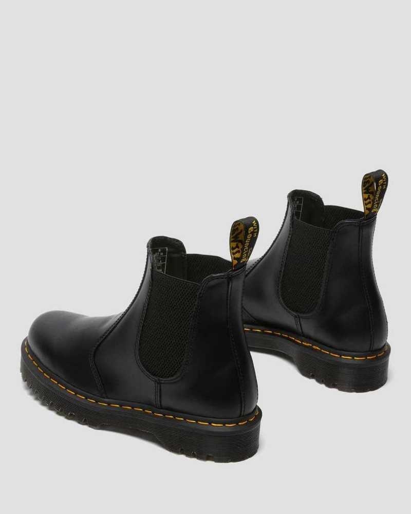 Black Dr. Martens 2976 Bex Smooth Leather Chelsea Boots | HJNWQ5243