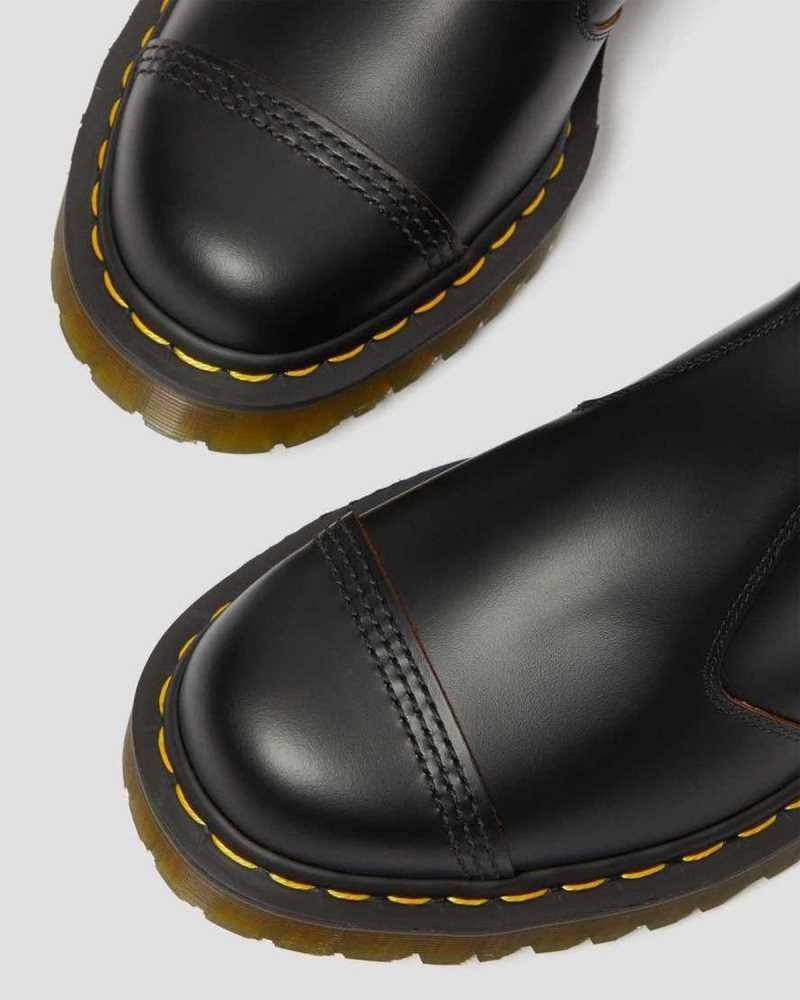 Black Dr. Martens 2976 Bex Toe Cap Chelsea Boots | XLHUC8467