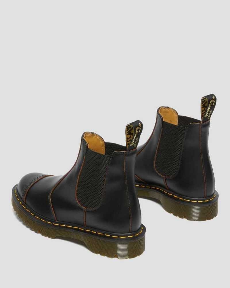 Black Dr. Martens 2976 Bex Toe Cap Chelsea Boots | XLHUC8467