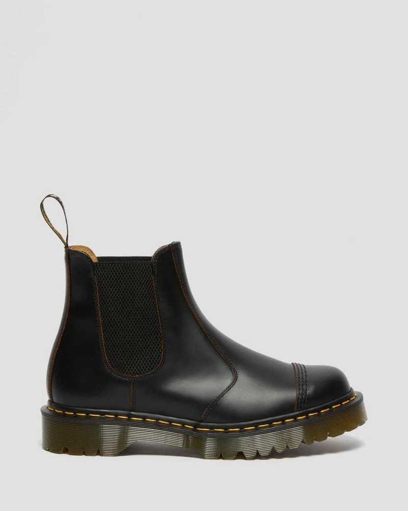 Black Dr. Martens 2976 Bex Toe Cap Chelsea Boots | XLHUC8467